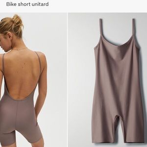 aritzia bike short unitard